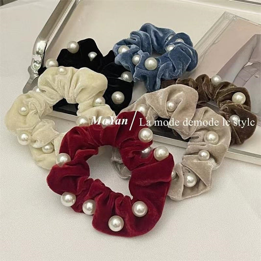 Velvet Towel Set Pearl Intestinal Circle