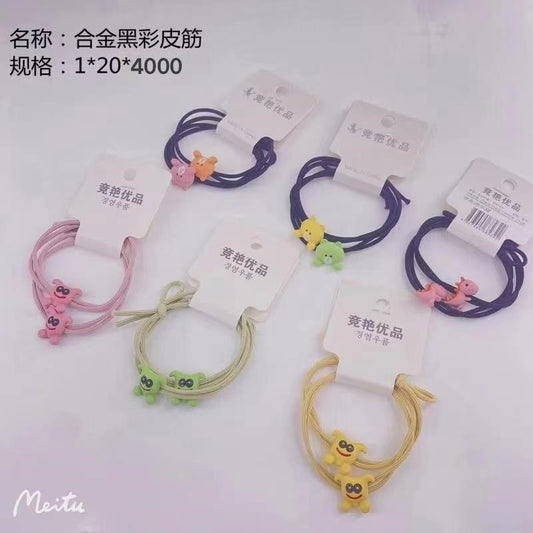 Alloy black color rubber band XB