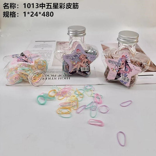 1013 medium five-star colored rubber band