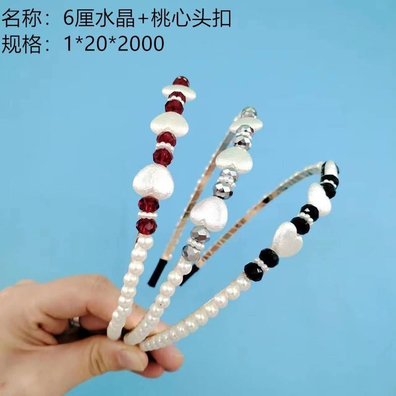 6 Pct Crystal Peach Head Buckle