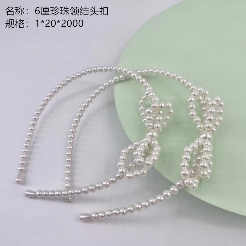 6 Pin Pearl Bow-tie Buckle