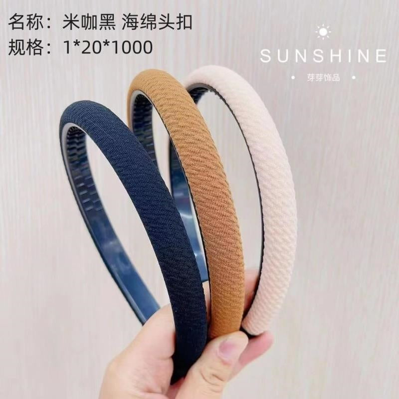 Mika black sponge head buckle