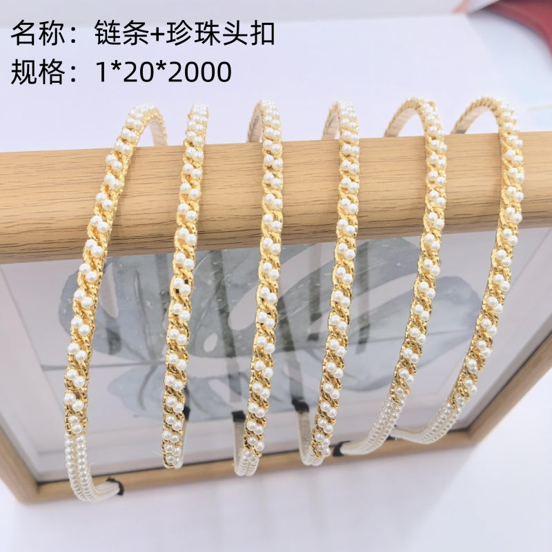 Chain Pearl Head Buckle