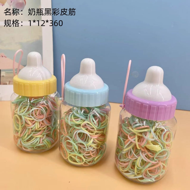 bottle black color rubber band