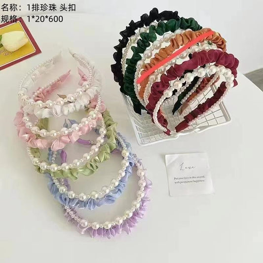 1 row of pearl head buckle