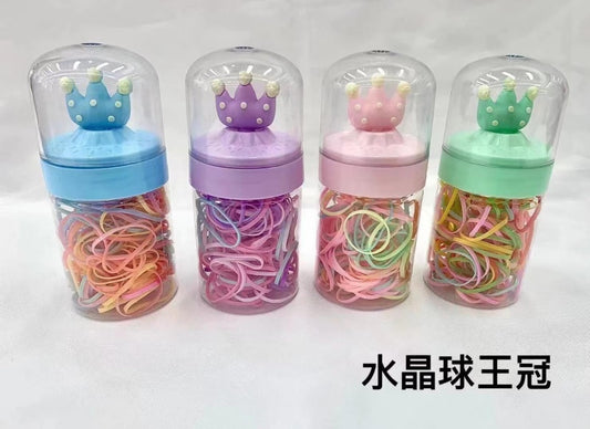 Crystal Ball Crown Palm Black Color Rubber Tendons