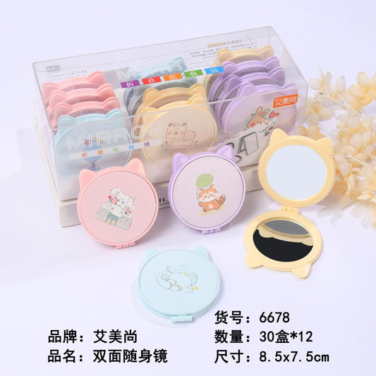 6678 bunny double-sided mirror