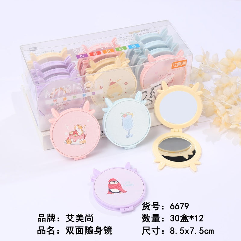 6679 fawn double-sided mirror