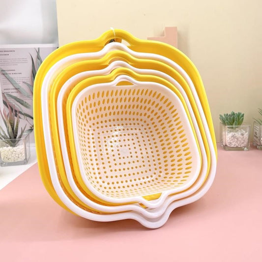 Six-piece set of Little Yellow Duck draining basket 