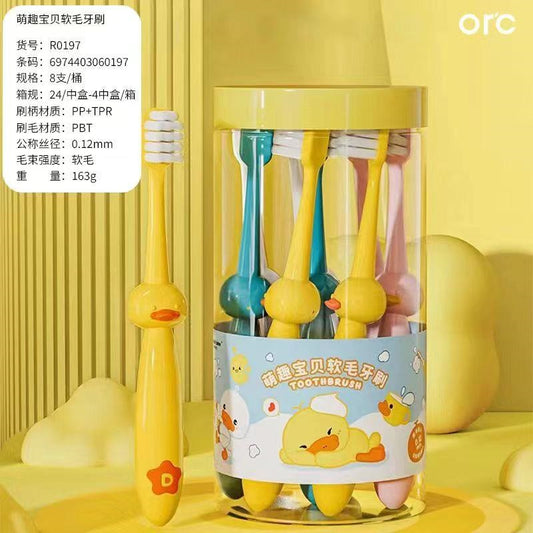 R0197 cute fun baby soft bristle toothbrush 
