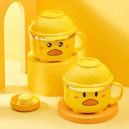 8985 small yellow duck fast food cup (304 stainless steel) 