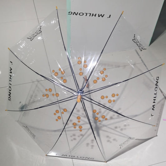 Honglonglong Transparent Umbrella 0 Orange