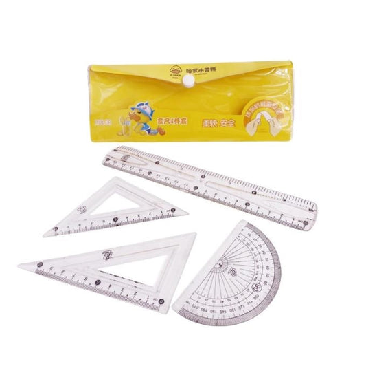 Yellow duck 2022-78 hard ruler four-piece set