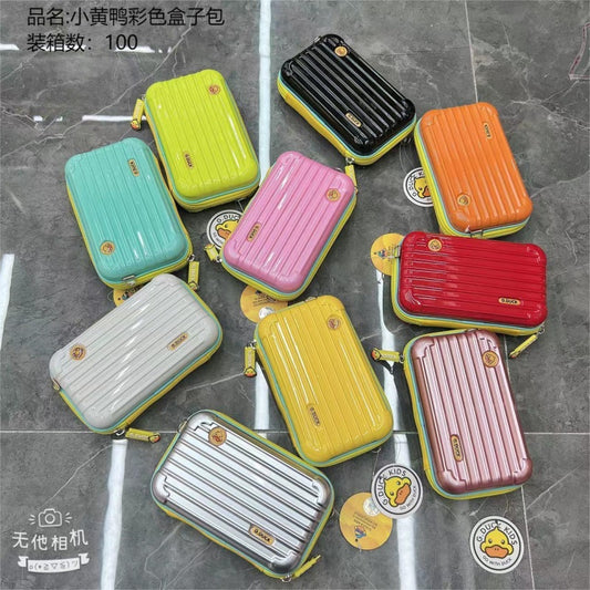 Yellow duck color box bag