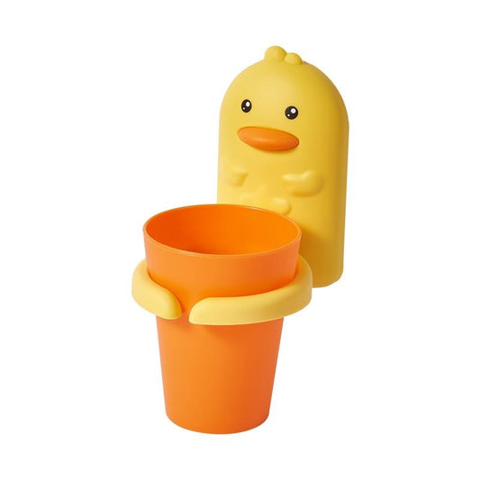 Little yellow duck 6579 wall-mounted toothbrush holder