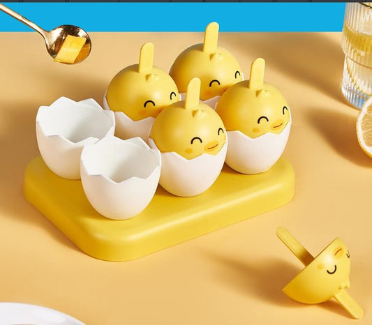 Yellow Duck 6351 Shell Broken Chicken Popsicle Mold