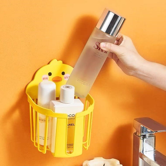 Small yellow duck 0107 round basket