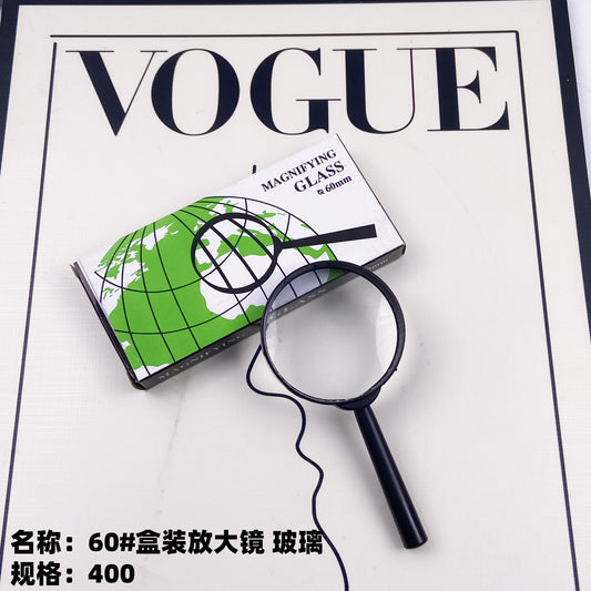 60# boxed magnifying glass, glass