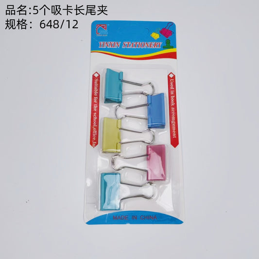 +5 clip-on long-tail clips with blister cards