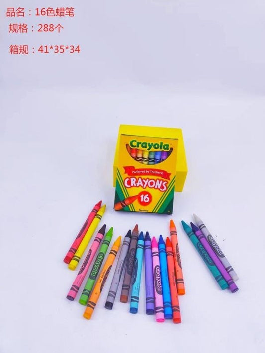 16-color crayons