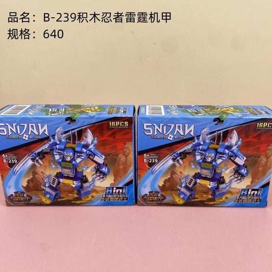 B-239 Building Block Ninjas Thunder Mecha