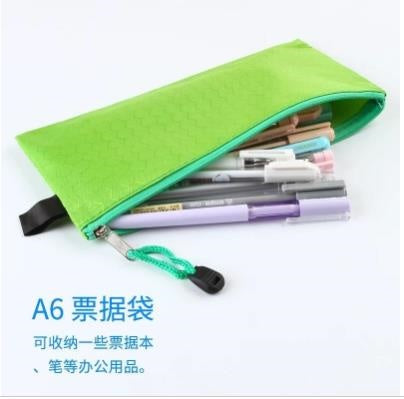 Football-patterned document bag - A6