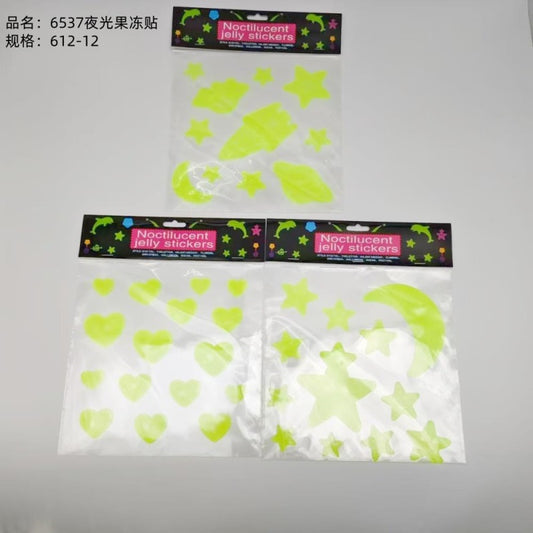 6537 Glow-in-the-Dark Jelly Stickers