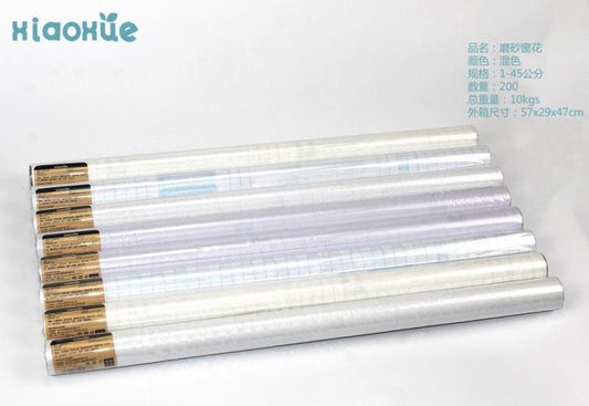 1 - 45 cm frosted window grilles