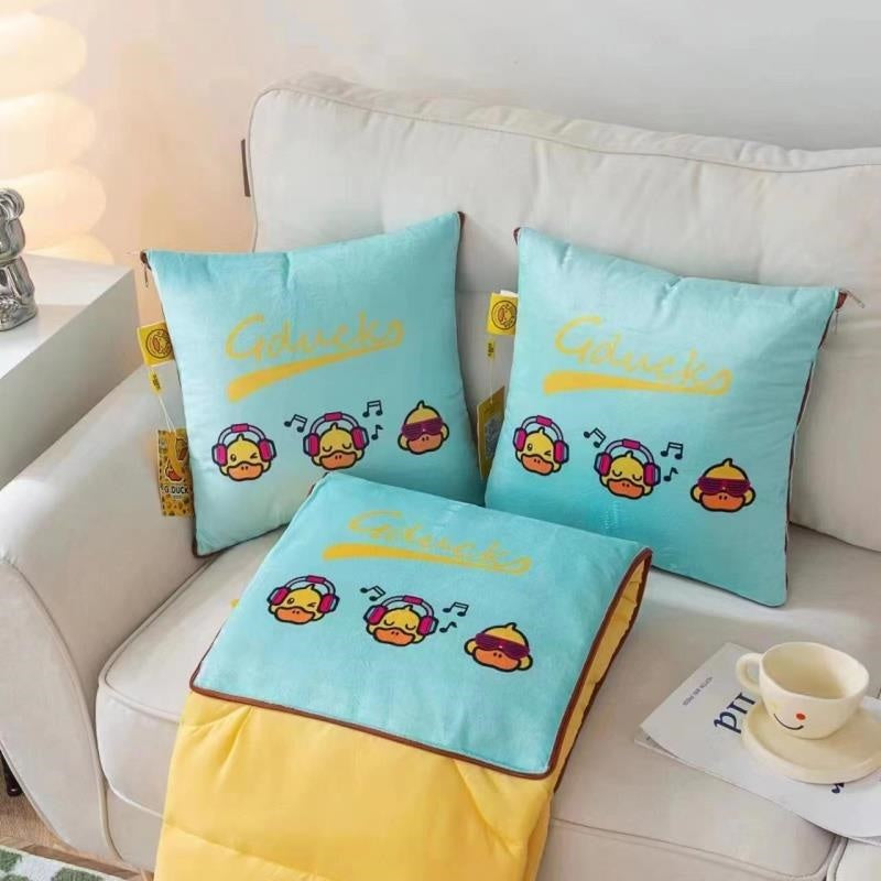 Rubber ducky plush blanket 