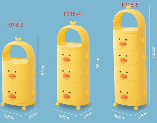 F918-3 Children's Xiaomengya 3-tier Storage Rack 