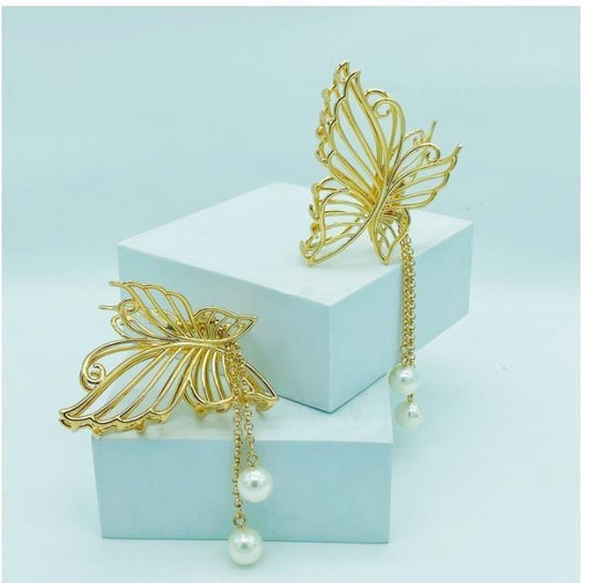 Alloy butterfly striped head claw
