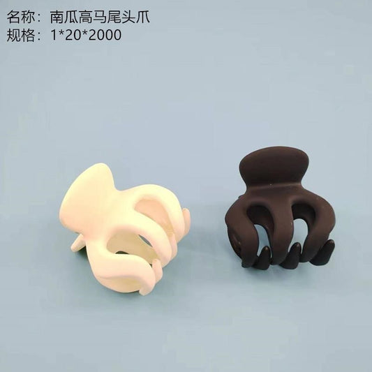 Pumpkin high ponytail hair claw