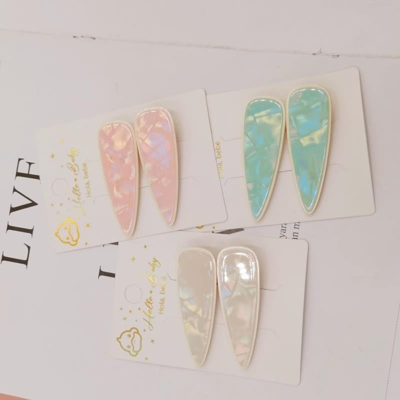 Colorful Shell Drop - shaped Hairpin 