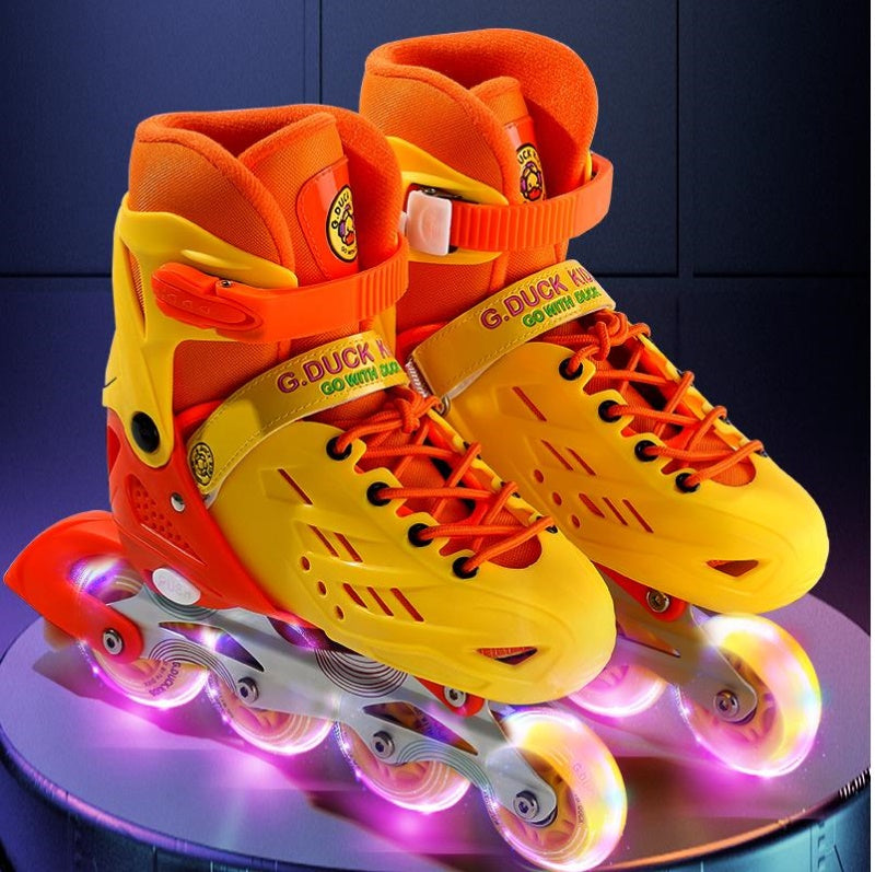 Yellow Duck Roller Skates 