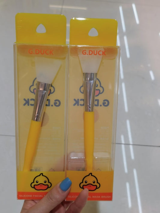 Yellow duck G8826 silicone flat head mask brush