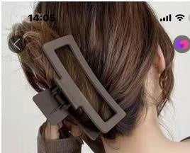 11cm square brown head claw