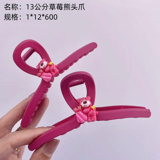 13cm strawberry bear head claw
