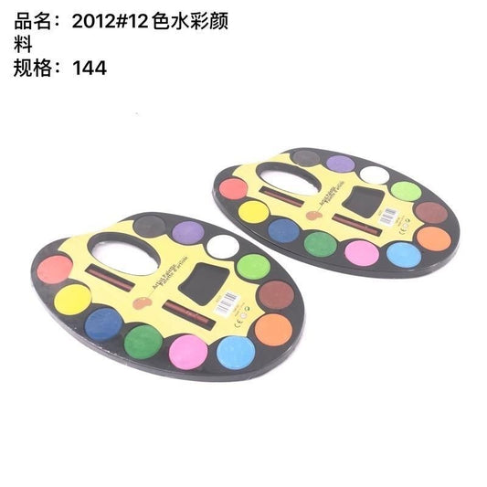 2012#12-color watercolor paint