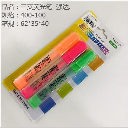 + Three highlighters