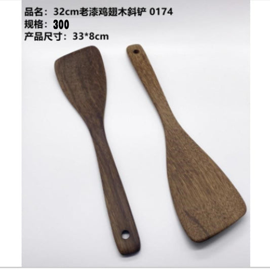 32cm old lacquer chicken wing wood inclined shovel 0174 sold out off the shelf