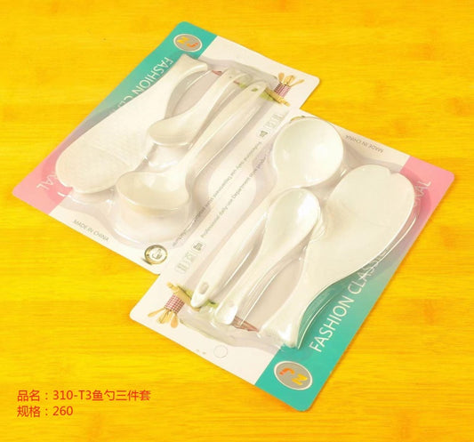 310-T3 fish spoon three-piece set