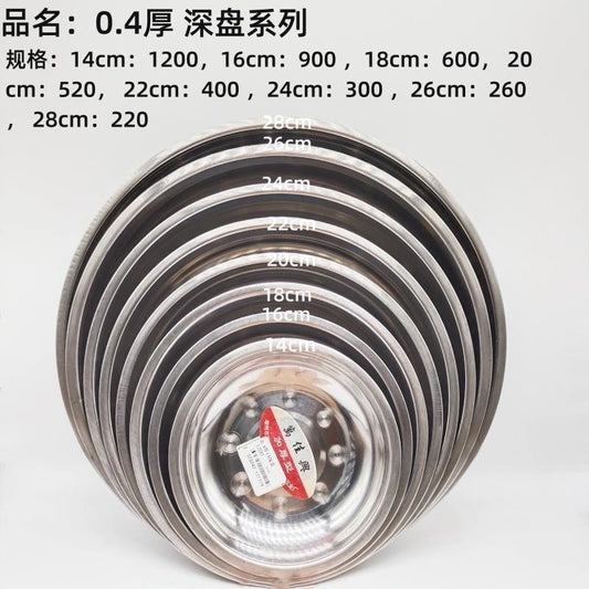 0.4 thick 18 deep plate