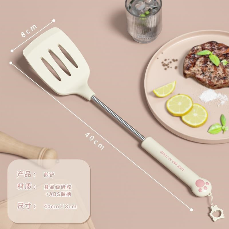Cat's claw silicone skillet-Milky White