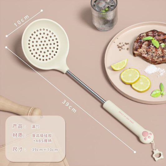 Cat's claw silicone colander-Milky White