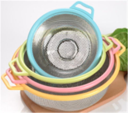 Sold off the shelf colorful dense hole multi-purpose basket 27cm Xinyang