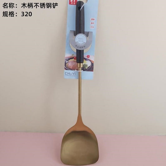 CY-3726 ancient wood gold-plated shovel