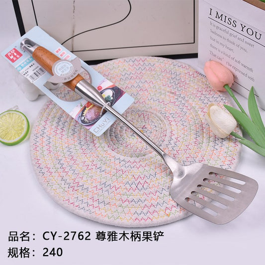 CY-2762 elegant wooden handle fruit shovel