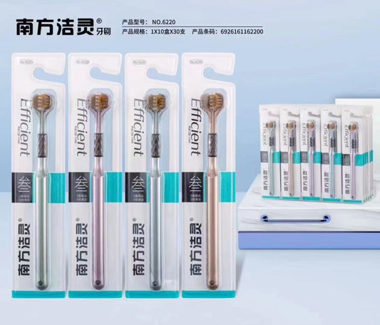 6220 three-sided toothbrush