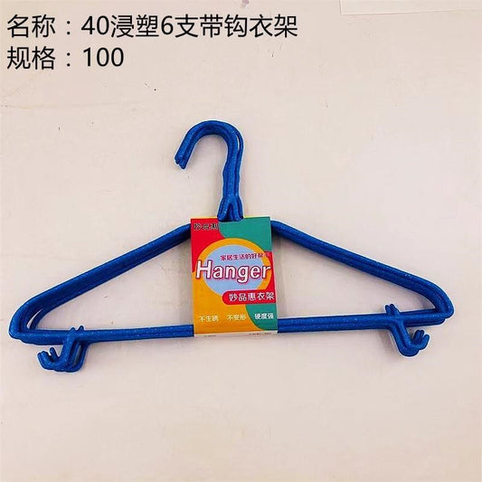 40 plastic-impregnated 6 hanger with hook