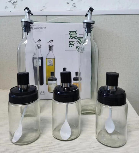 AJ-0234 five-piece set-seasoning bottle
